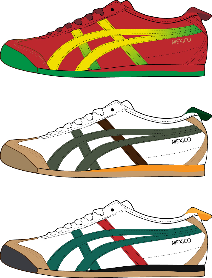 free vector Vector trend of sports shoes
